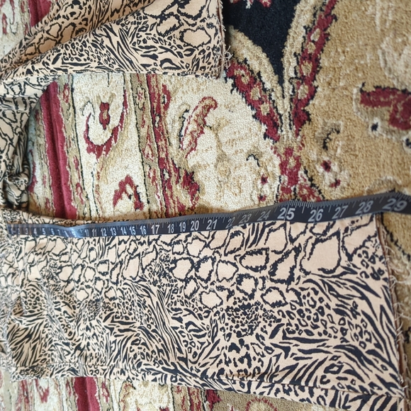 2/20) NWOT Tan animal print jeans - Picture 10 of 12